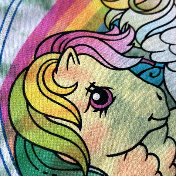 4/$20 My Little Pony Graphic Tie Dye 100% Cotton Tee Size Small New With Tags - Picture 4 of 12